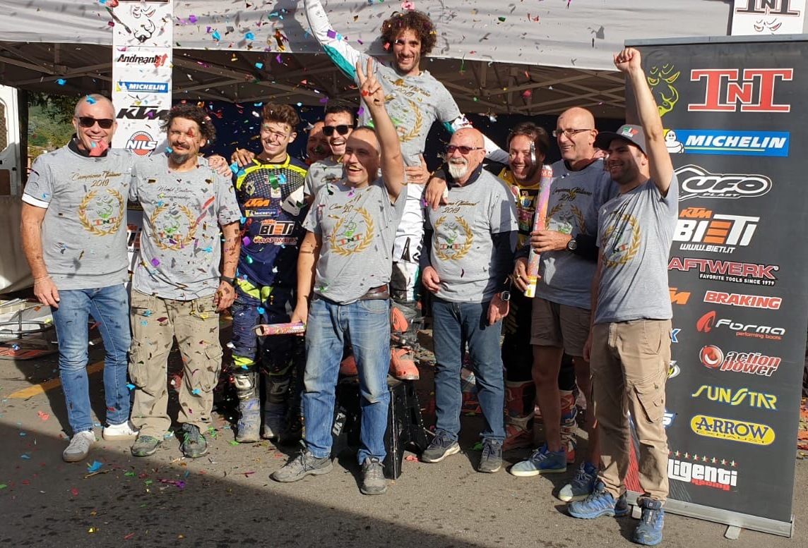 Tommaso Montanari: ancora una volta Campione Italiano di Enduro, classe 125.