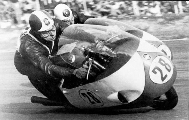Libero Liberati, il Ternano Volante sulla sua Gilera.