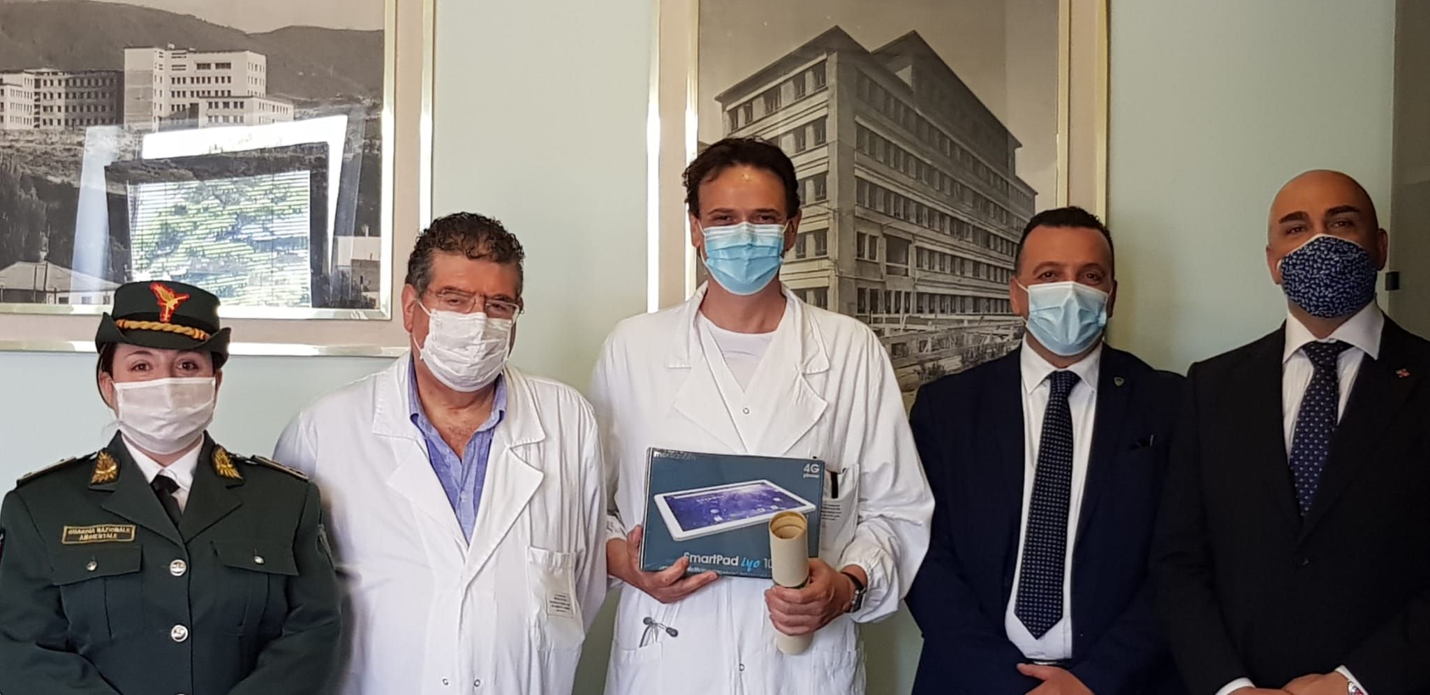 La Guardia Nazionale Ambientale: “Il Falco d’Oro” al Dott. Di Cato e gratitudine al personale sanitario del Santa Maria di Terni.